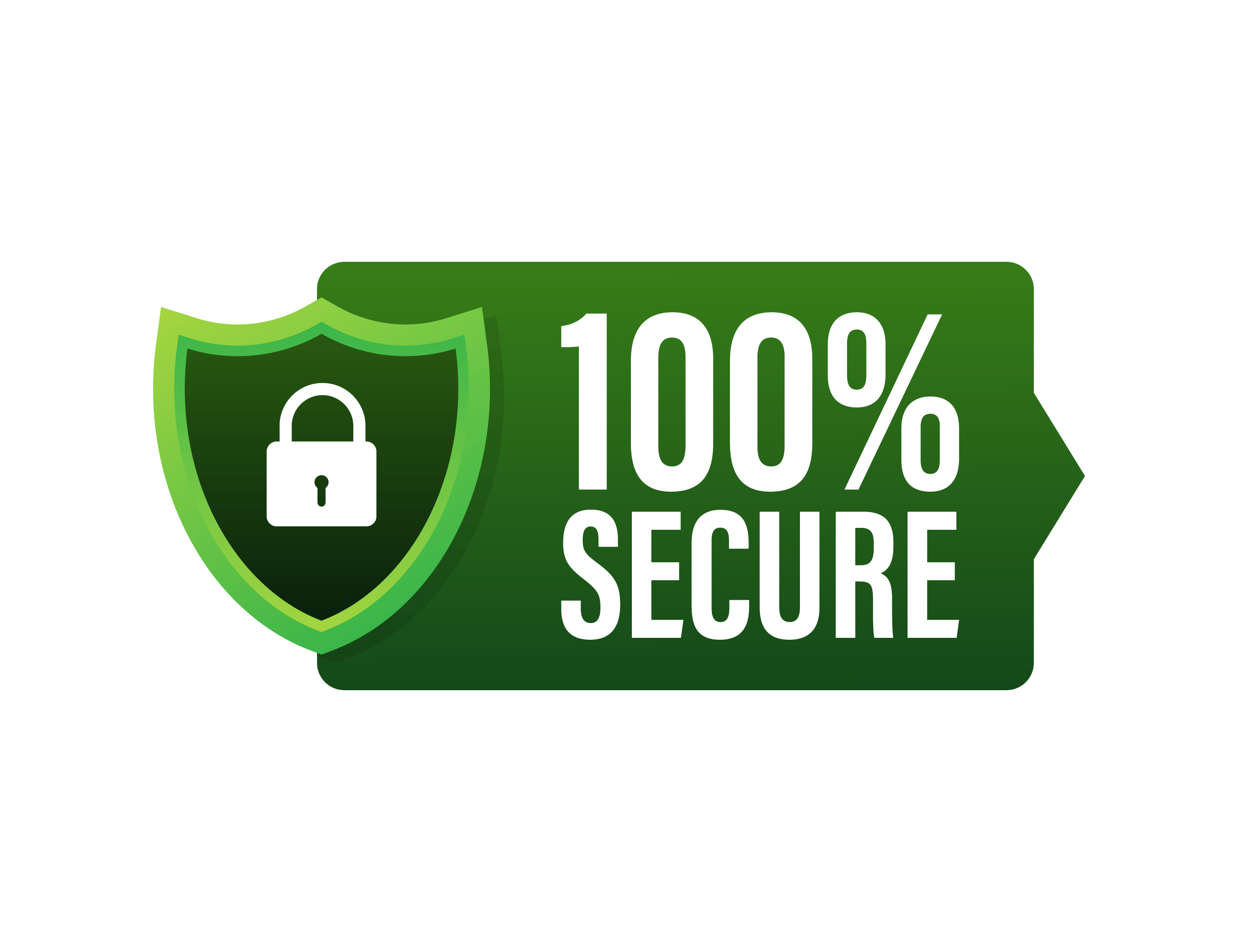 100% secure